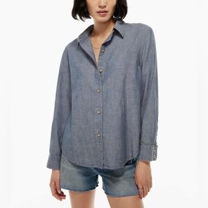 Denim Forum Blue Button Down Shirt